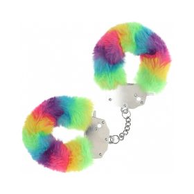 Ouch! Heavy Duty Fluffy Handcuffs (Option: Multicolor 1)