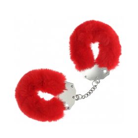 Ouch! Heavy Duty Fluffy Handcuffs (Option: Red)