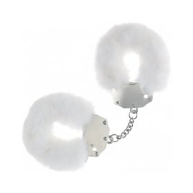 Ouch! Heavy Duty Fluffy Handcuffs (Option: White)
