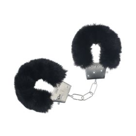 Ouch! Classic Fluffy Handcuffs (Option: Black)