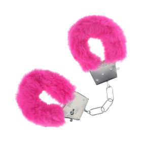Ouch! Classic Fluffy Handcuffs (Option: Pink)