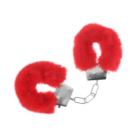 Ouch! Classic Fluffy Handcuffs (Option: Red)