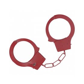 Ouch! Classic Metal Handcuffs (Option: Red)