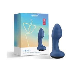 Honey Play Box Frenzy Pressure Sensing App Controlled Rotating Butt Plug (Option: Blue)