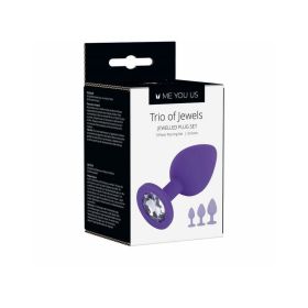 Me You Us Trio of Jewels 3 Piece Training Plug Set (Option: Purple)