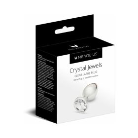 Me You Us Crystal Jewels Metal Plug (Option: Clear Large)