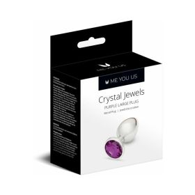 Me You Us Crystal Jewels Metal Plug (Option: Purple Large)