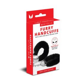 Me You Us Furry Handcuffs (Option: Black)