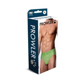Prowler Lace Open Back Brief Neon Green (Option: XL)