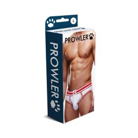 Prowler Open Brief White/Red (Option: L)