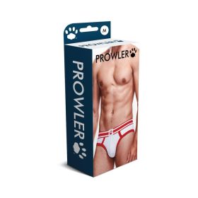 Prowler Brief White/Red (Option: M)