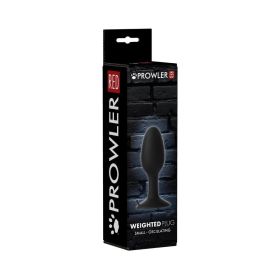Prowler RED Weighted Butt Plug Black (Option: Small)