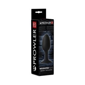 Prowler RED Weighted Butt Plug Black (Option: Medium)