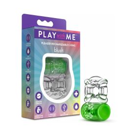 Play With Me Pleaser Rechargeable c ring (Option: Neon Green)