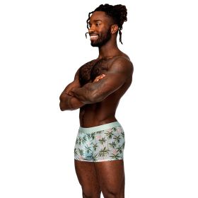 Male Power The Matchmaker Seamless Sheer Short Flamingo (Option: XL)