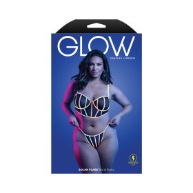 Fantasy Lingerie Glow Solar Flare Underwire Bra & Panty (Option: Queen Size)