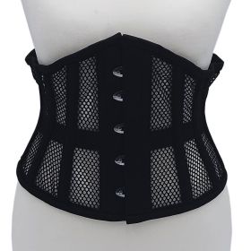 Rouge Mesh Corset Black (Option: L/XL)
