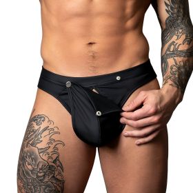 Male Power Oh Snap! Snap Off Jock (Option: Black S/M)