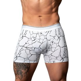 Male Power Soo Cumfy Boxer Brief (Option: Black/White M)