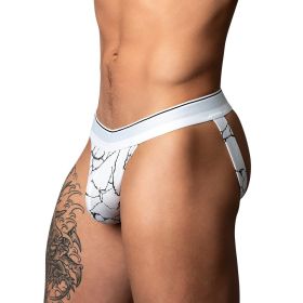 Male Power Soo Cumfy Jock (Option: Black/White L/XL)