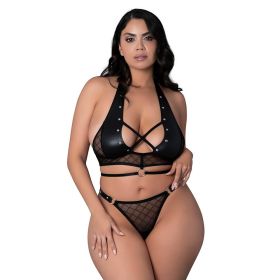 Lust Fetish Double Crossed Nadia Black (Option: Queen Size)