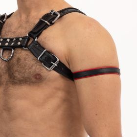 Prowler RED Bicep Band (Option: Black/Red)