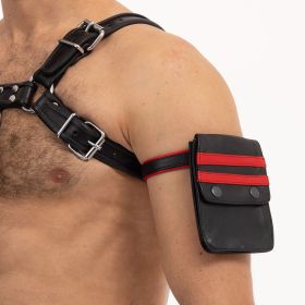 Prowler RED Leather Wallet (Option: Black/Red)