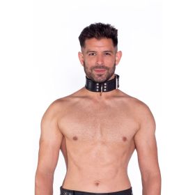 Prowler RED Leather Collar (Option: L/XL)