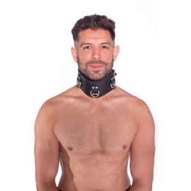 Prowler RED Leather Posture Collar (Option: L/XL)