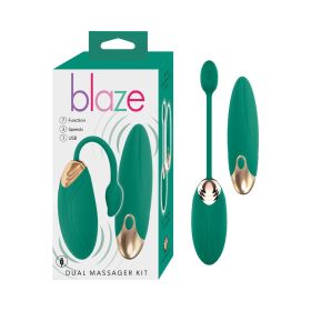 Blaze Dual Massager Kit (Option: Green)