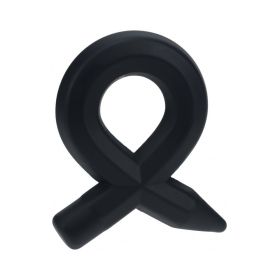 LEVELZ Pencil Liquid Silicone Cock Ring (Option: Black)