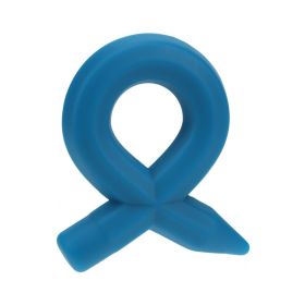 LEVELZ Pencil Liquid Silicone Cock Ring (Option: Teal)