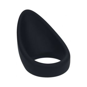 LEVELZ Teardrop Silicone Cock Ring (Option: Black)