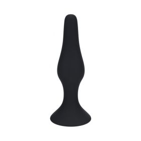 LEVELZ Slim Silicone Anal Plug (Option: Large Black)