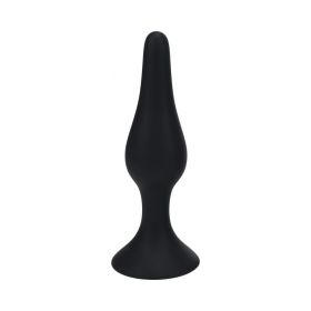 LEVELZ Slim Silicone Anal Plug (Option: XLarge Black)