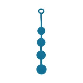 LEVELZ Round Silicone Anal Balls (Option: XLarge 50 mm Teal)
