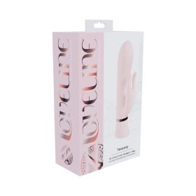 Loveline Tendre Rechargeable Silicone Rabbit Vibrator (Option: Pink)