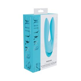 Loveline Amour Rechargeable Silicone Dual Motor Vibrator (Option: Blue)