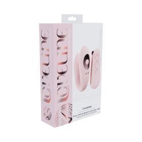 Loveline Charme Rechargeable Silicone Dual Motor Vibrator (Option: Pink)