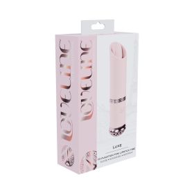 Loveline Luxe Rechargeable Silicone Mini Lipstick Vibrator (Option: Pink)