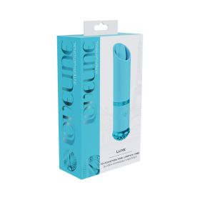 Loveline Luxe Rechargeable Silicone Mini Lipstick Vibrator (Option: Blue)