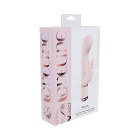 Loveline Belle Rechargeable Silicone Rabbit Vibrator (Option: Pink)