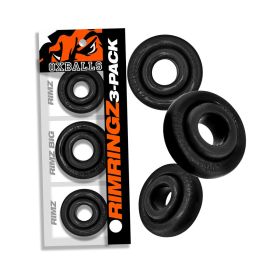 Oxballs Rimringz Multi Size 3 Pack (Option: Black)