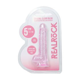 RealRock Realistic 5 in. Dildo with Balls (Option: Pink)