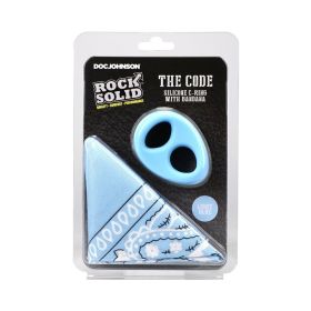 Rock Solid The Code Silicone c ring  with Bandana (Option: Light Blue/Black)