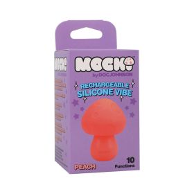Mochi Mushroom Rechargeable Silicone Vibe (Option: Peach)