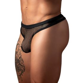 Male Power Fishnet 2.0 Bong Thong (Option: Black S/M)