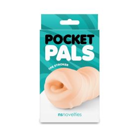 Pocket Pals Mouth Stroker (Option: Beige)