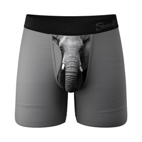 Shinesty The Junk In The Trunk Elephant Ball Hammock Pouch Underwear with Fly (Option: XL)