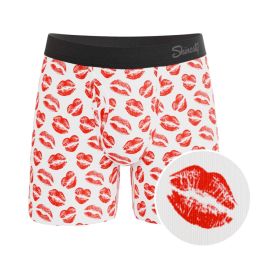 Shinesty The Pucker Up Lipstick Kiss Ball Hammock Pouch Underwear with Fly (Option: S)